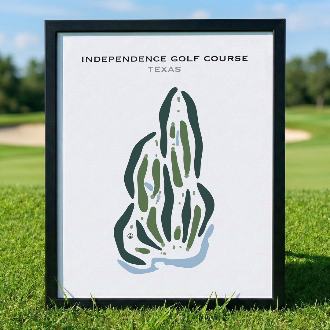 Independence Golf Course, Texas - Printed Golf Courses