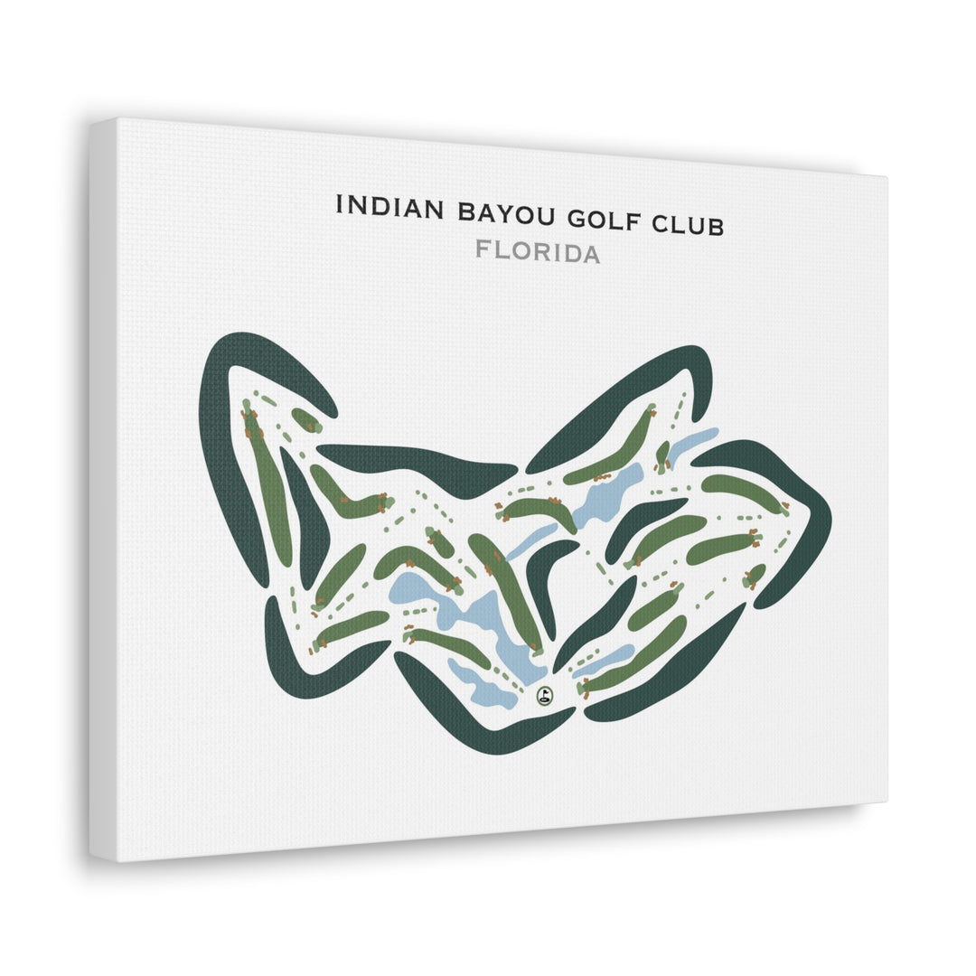 Indian Bayou Golf Club, Florida - Printed Golf Courses