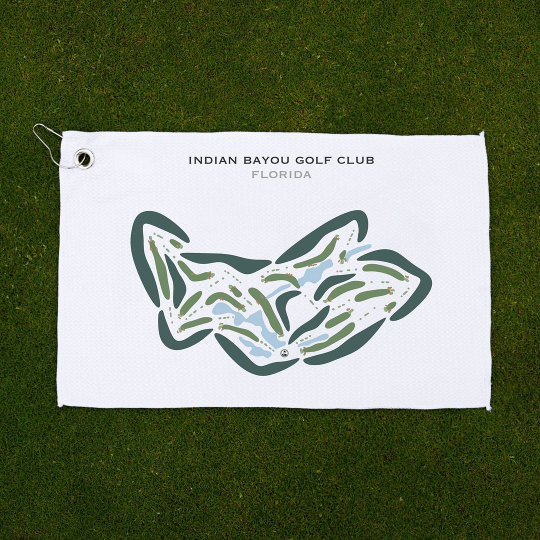 Indian Bayou Golf Club, Florida - Printed Golf Courses