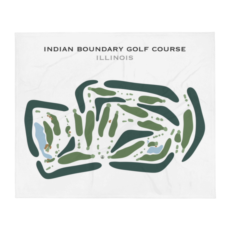 Indian Boundary Golf Course, Illinois - Printed Golf Courses