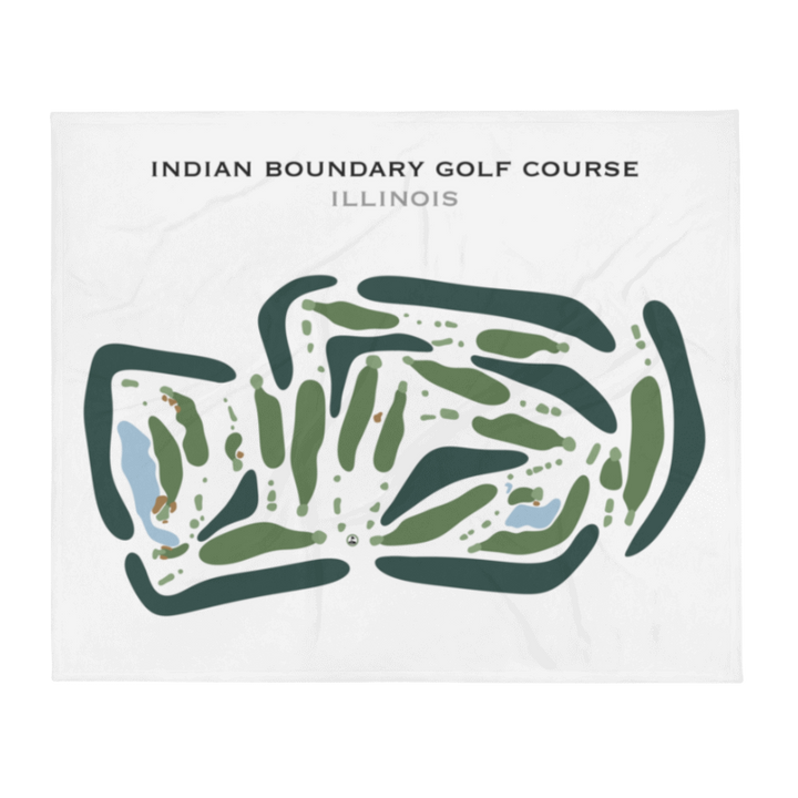 Indian Boundary Golf Course, Illinois - Printed Golf Courses