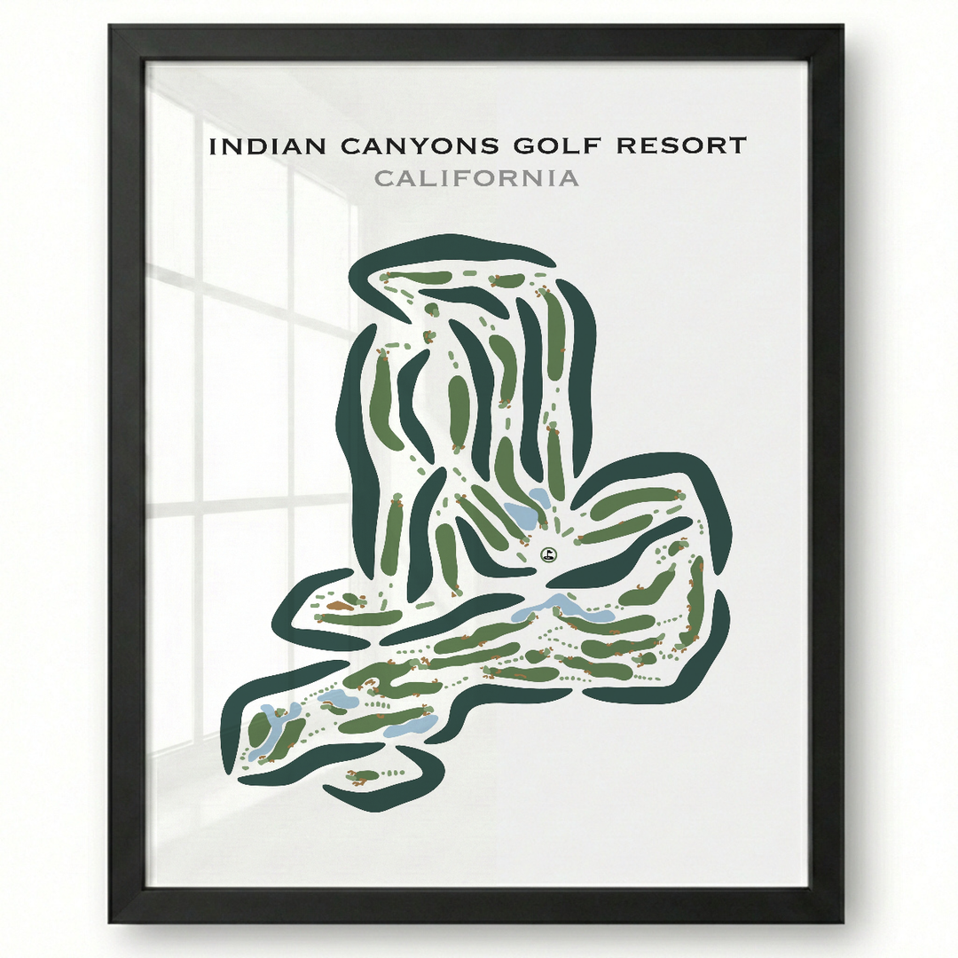 Indian Canyons Golf Resort, California - Printed Golf Courses