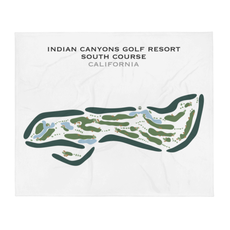 Indian Canyons Golf Resort, South Course, California - Printed Golf Courses