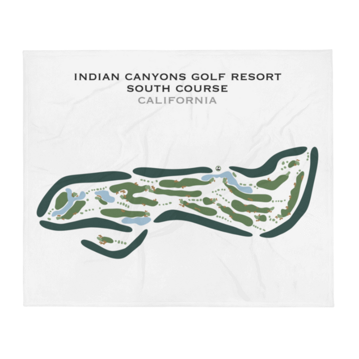 Indian Canyons Golf Resort, South Course, California - Printed Golf Courses