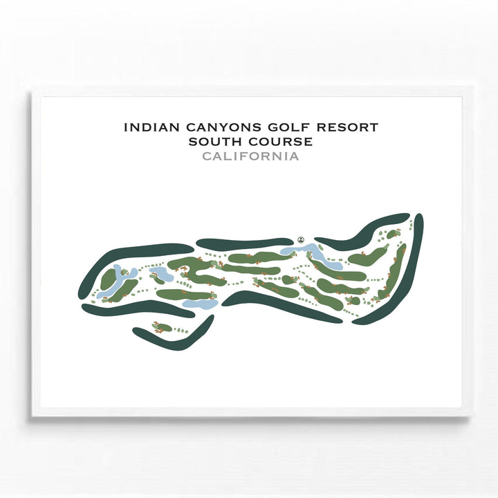 Indian Canyons Golf Resort, South Course, California - Printed Golf Courses