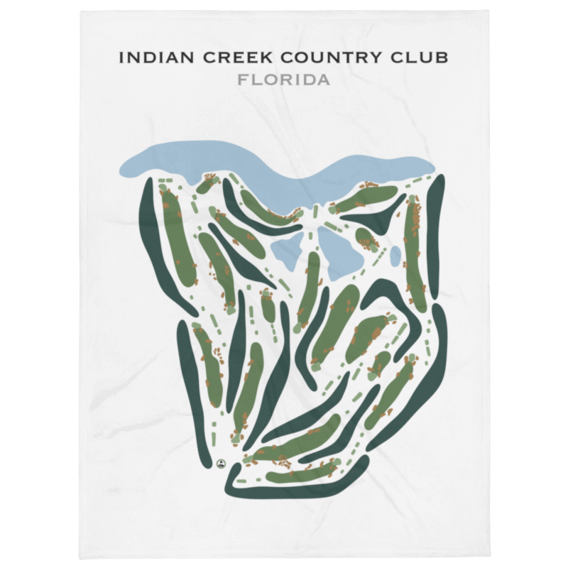 Indian Creek Country Club, Florida - Printed Golf Courses