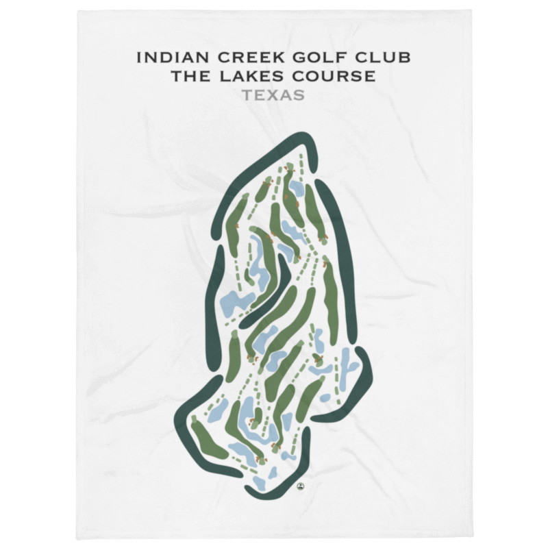 Indian Creek Golf Club - The Lakes Course, Texas - Printed Golf Courses