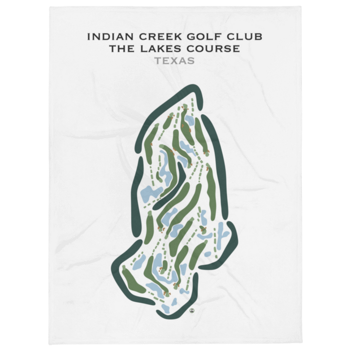 Indian Creek Golf Club - The Lakes Course, Texas - Printed Golf Courses