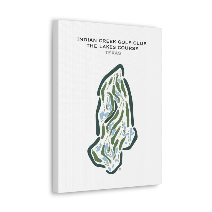 Indian Creek Golf Club - The Lakes Course, Texas - Printed Golf Courses