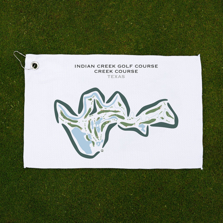 Indian Creek Golf Club - Creek Course, Texas - Printed Golf Courses