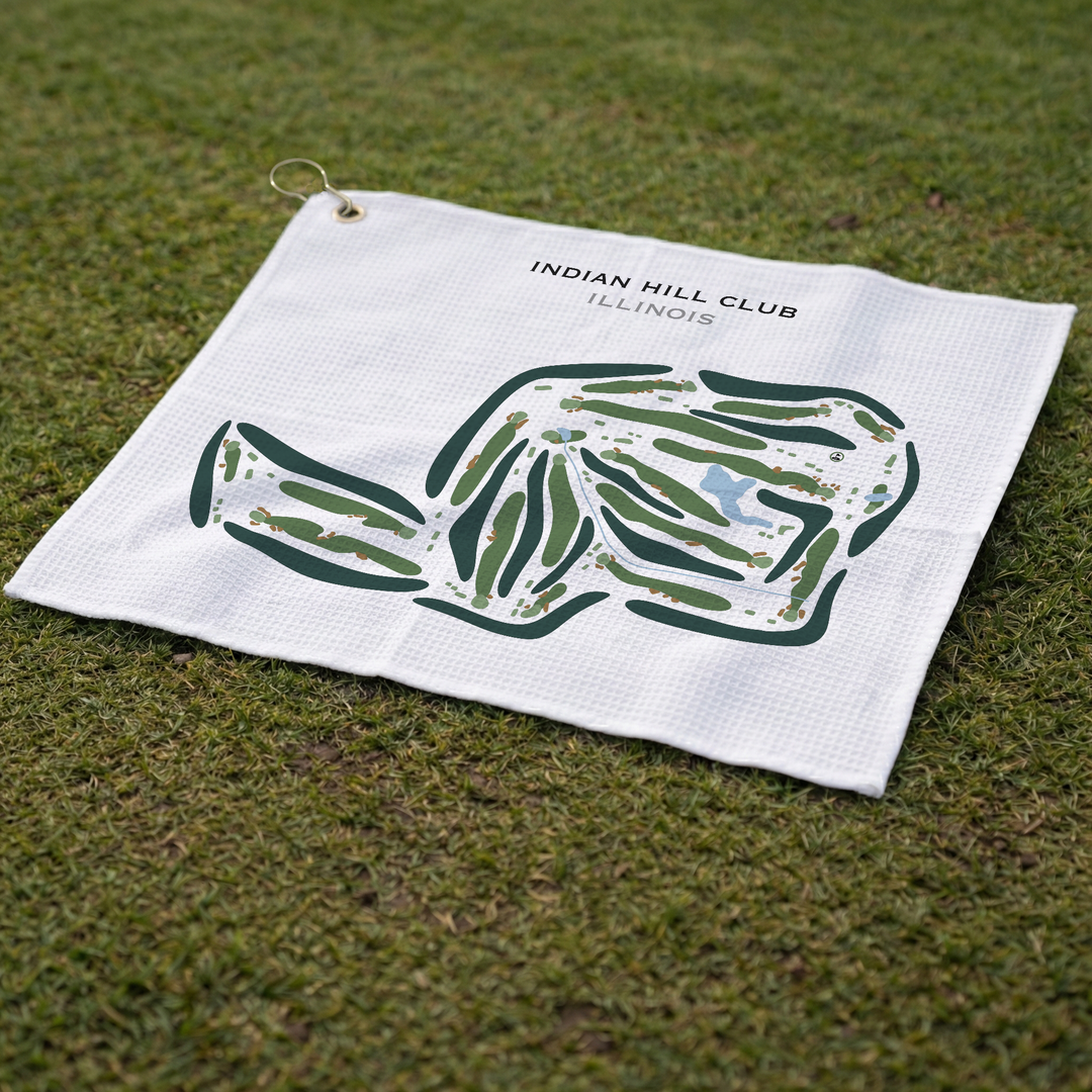 Indian Hill Club, Illinois - Printed Golf Course