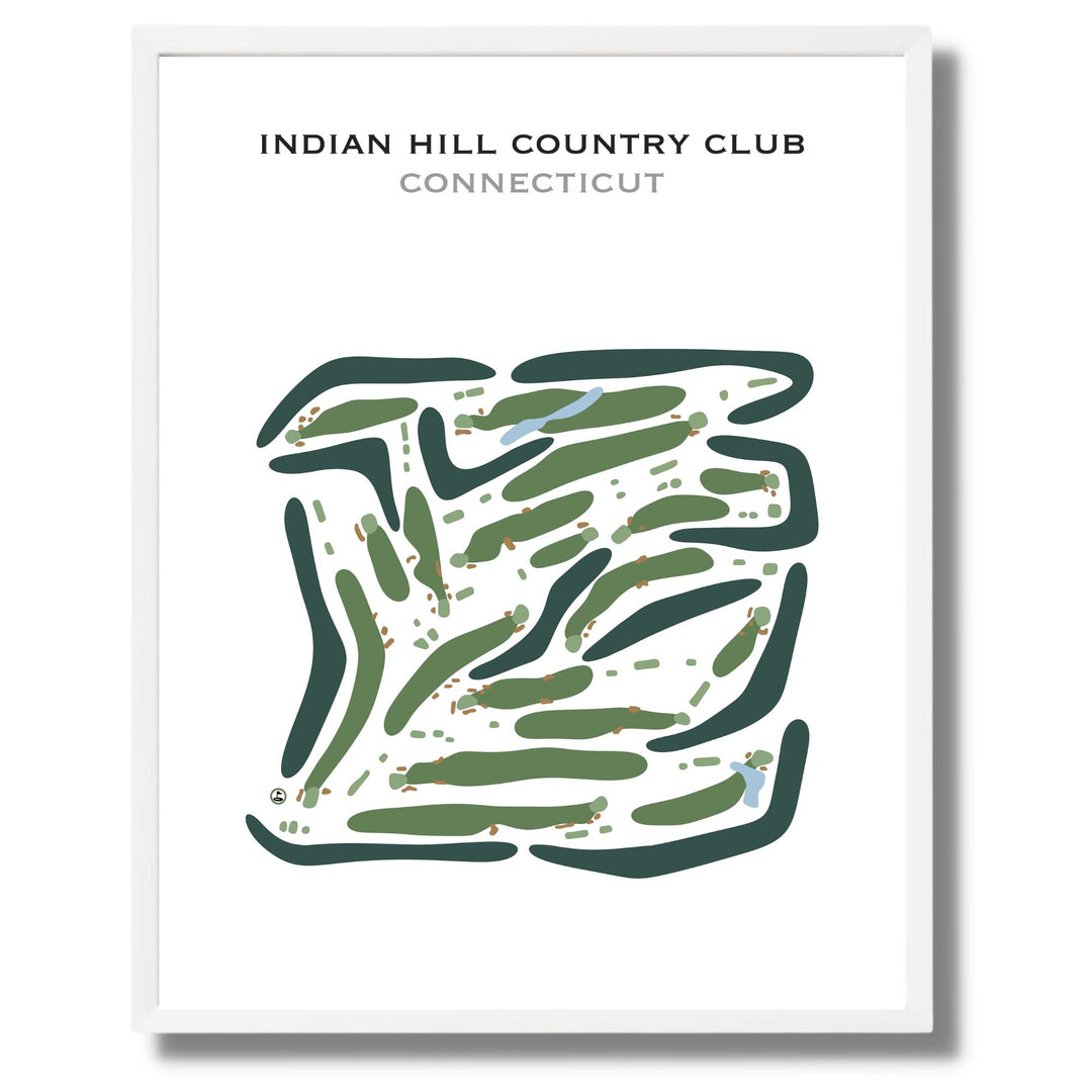 Indian Hill Country Club, Connecticut - Printed Golf Courses