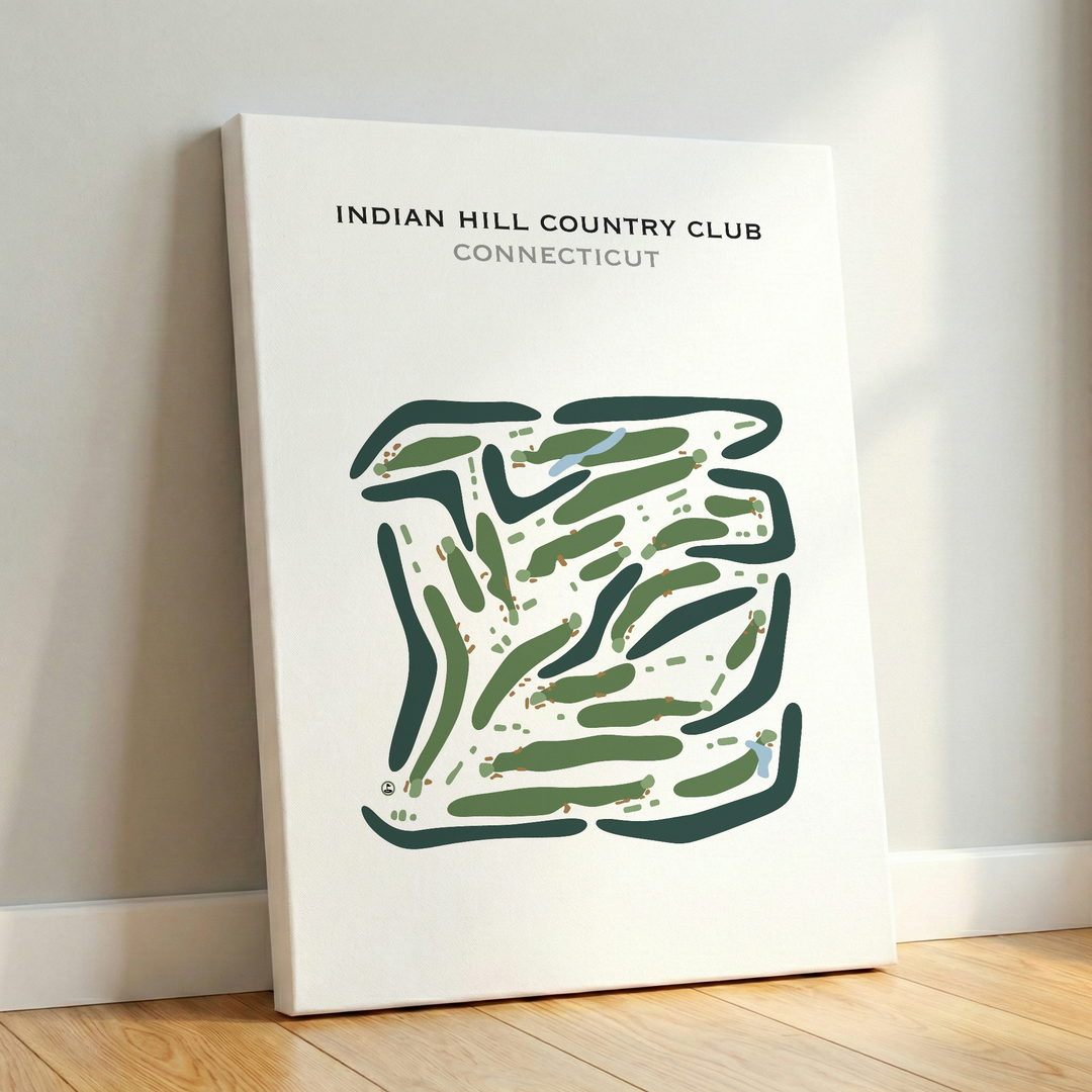 Indian Hill Country Club, Connecticut - Printed Golf Courses