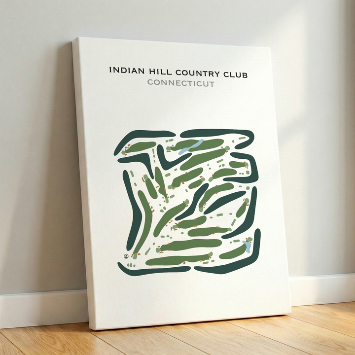 Indian Hill Country Club, Connecticut - Printed Golf Courses