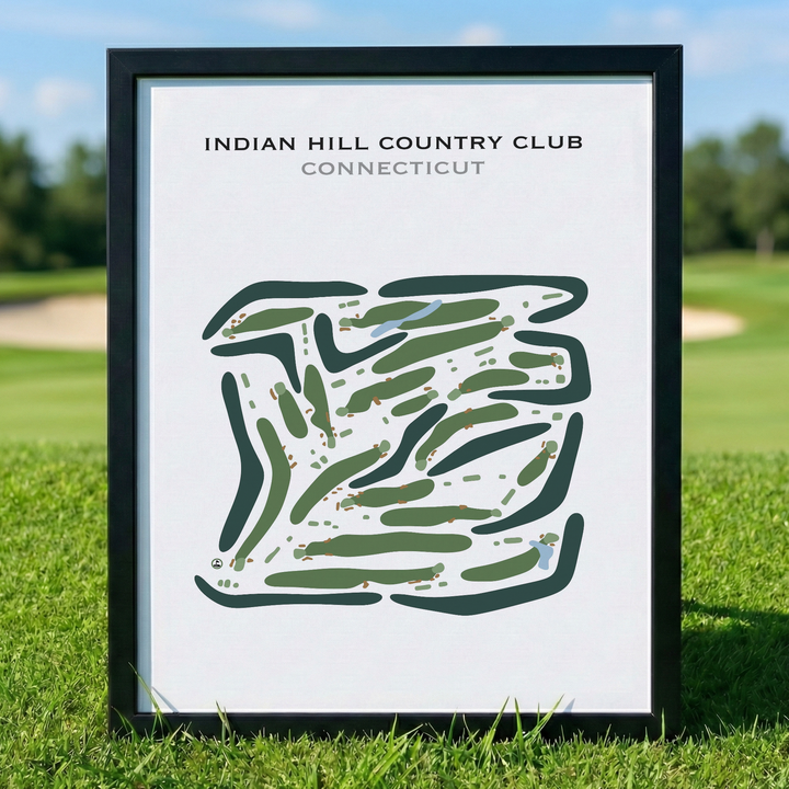 Indian Hill Country Club, Connecticut - Printed Golf Courses