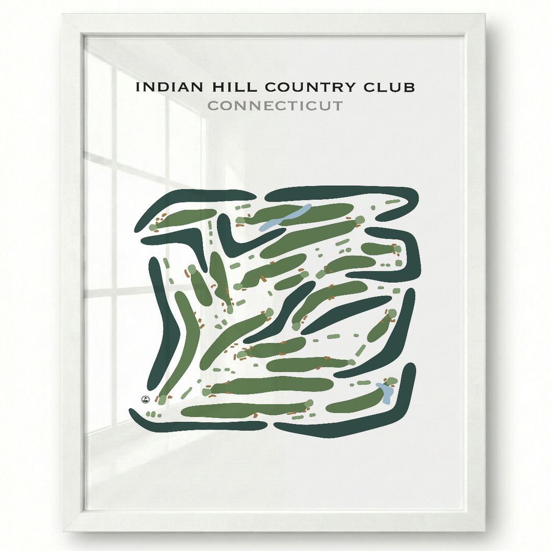 Indian Hill Country Club, Connecticut - Printed Golf Courses