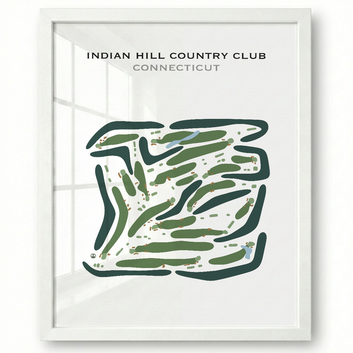 Indian Hill Country Club, Connecticut - Printed Golf Courses
