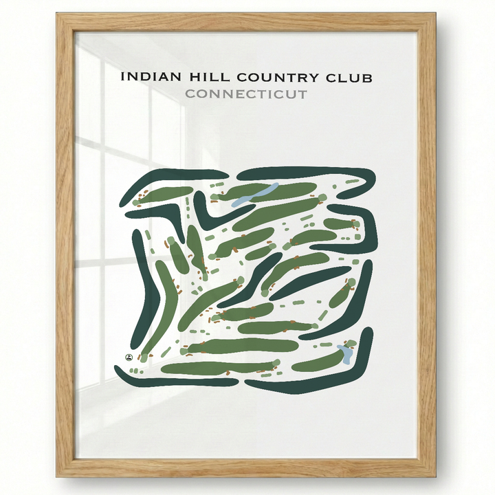 Indian Hill Country Club, Connecticut - Printed Golf Courses