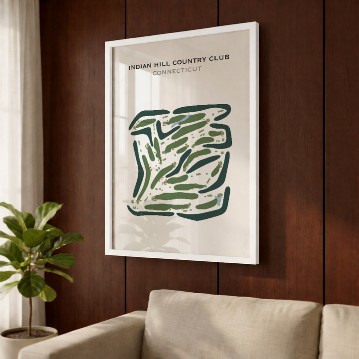 Indian Hill Country Club, Connecticut - Printed Golf Courses