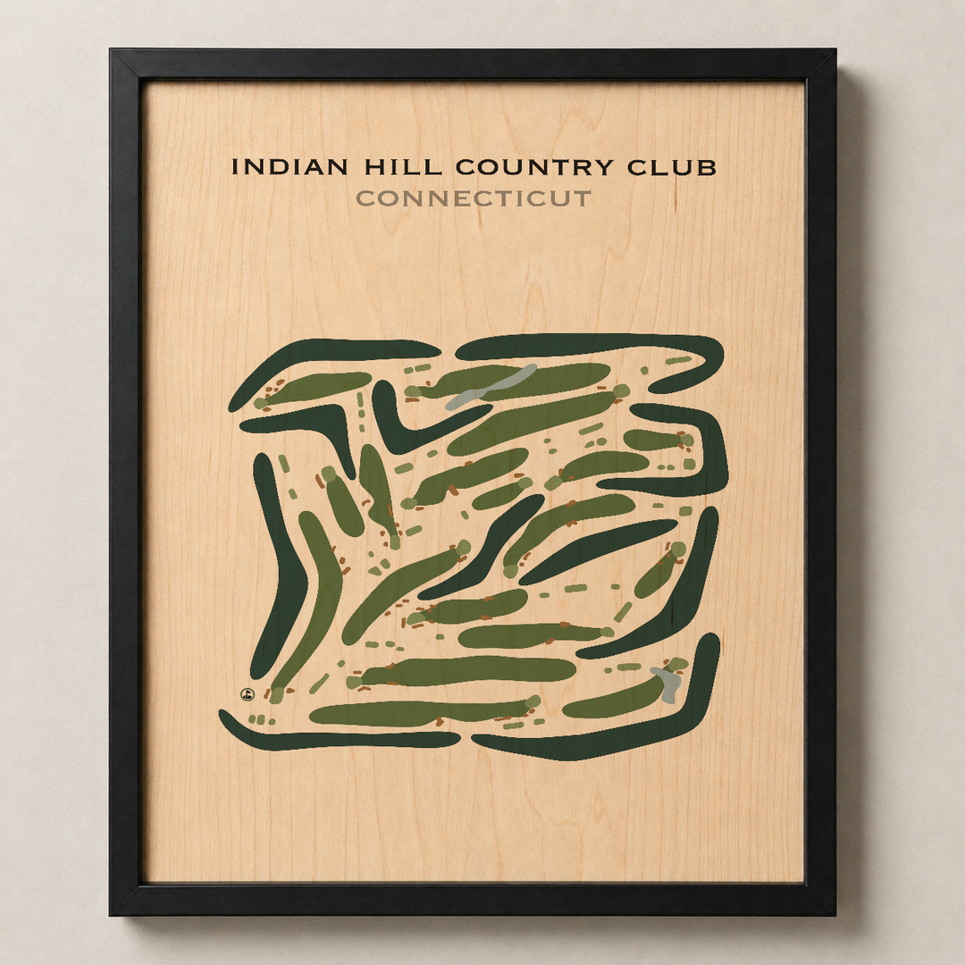 Indian Hill Country Club, Connecticut - Printed Golf Courses