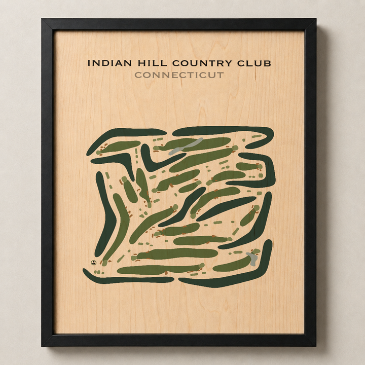 Indian Hill Country Club, Connecticut - Printed Golf Courses