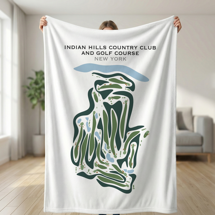 Indian Hills Country Club, New York - Printed Golf Courses