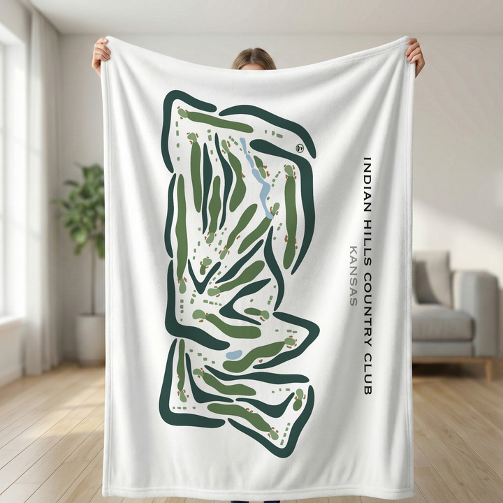 Indian Hills Country Club, Kansas - Printed Golf Courses