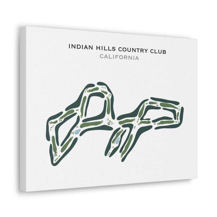 Indian Hills Country Club, California - Printed Golf Course