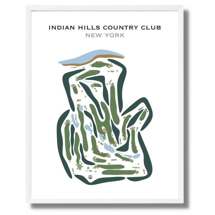 Indian Hills Country Club, New York - Printed Golf Courses