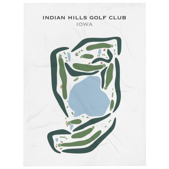 Indian Hills Golf Club, Iowa - Printed Golf Courses