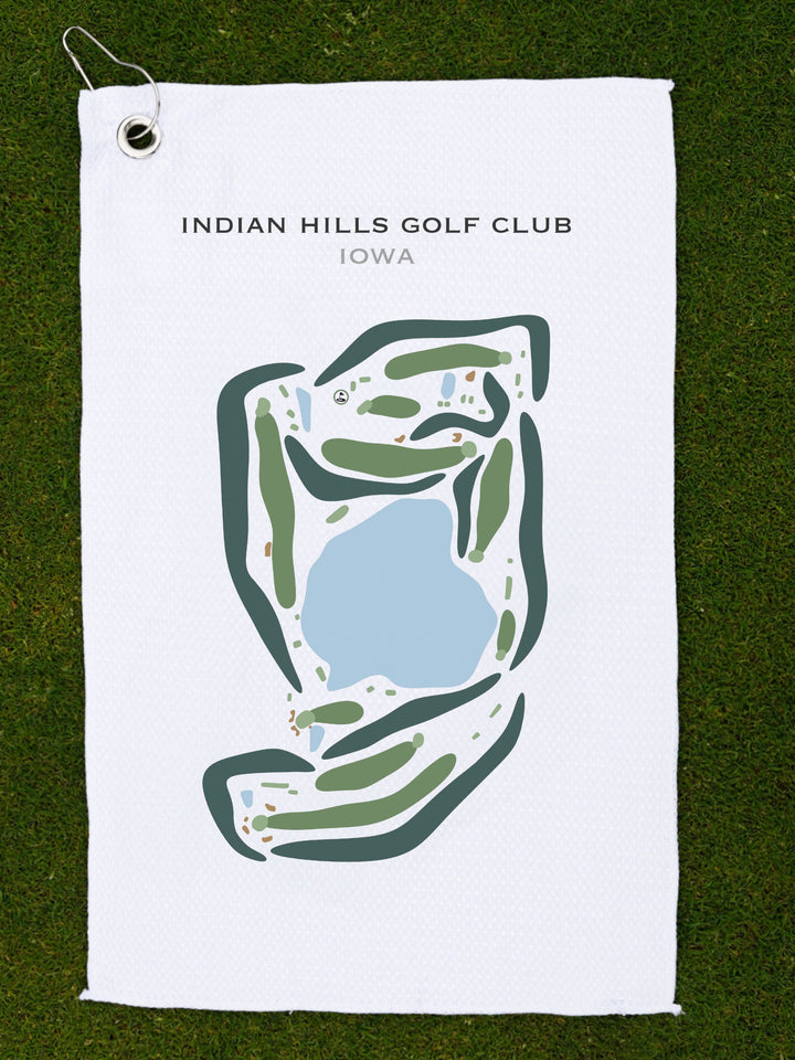 Indian Hills Golf Club, Iowa - Printed Golf Courses