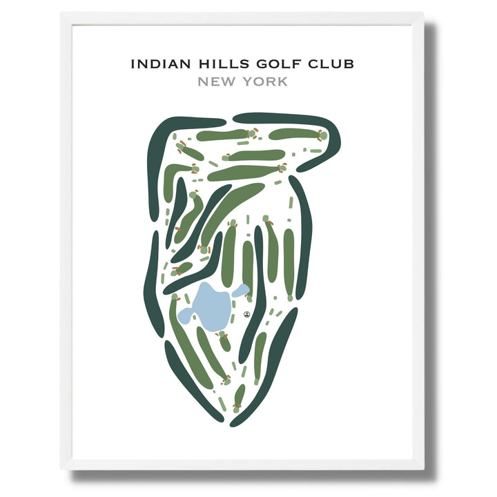 Indian Hills Golf Club, New York - Printed Golf Courses