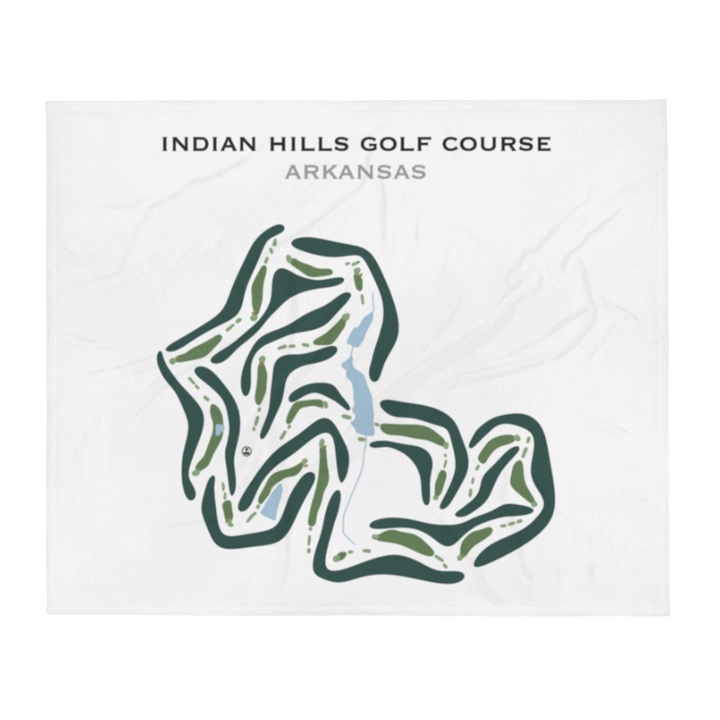 Indian Hills Golf Course, Arkansas - Printed Golf Courses