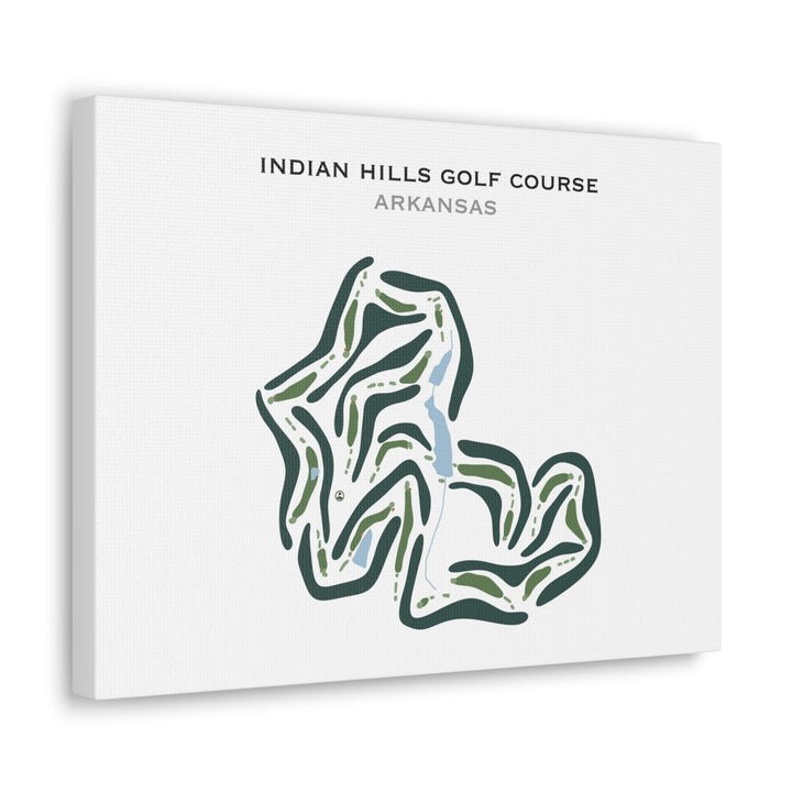 Indian Hills Golf Course, Arkansas - Printed Golf Courses