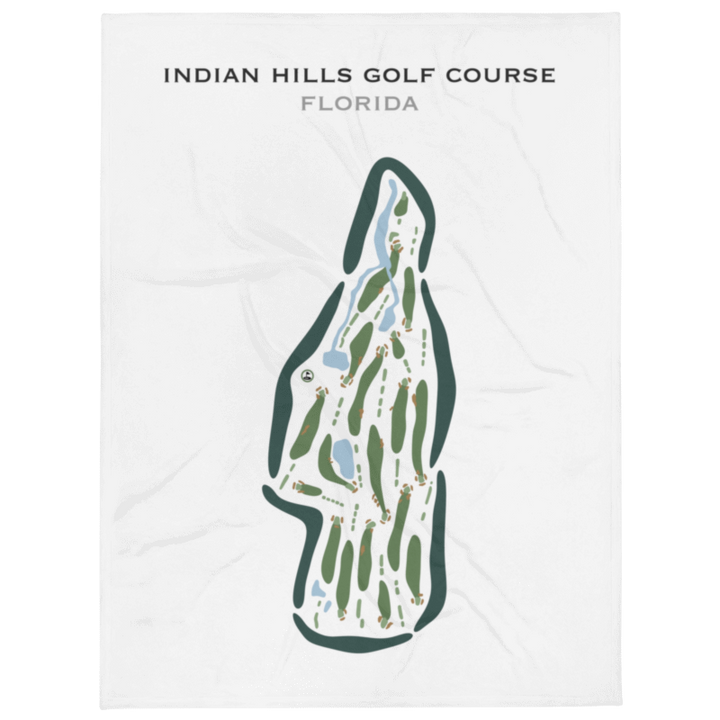 Indian Hills Golf Course, Florida - Printed Golf Courses