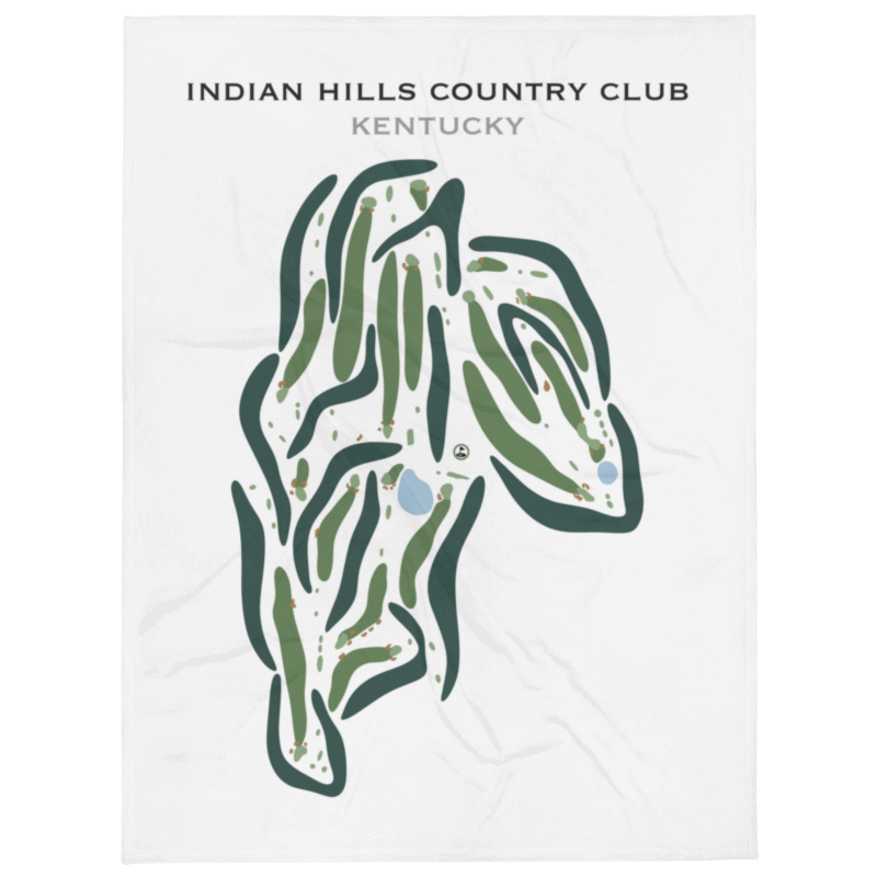 Indian Hills Country Club, Kentucky - Printed Golf Courses