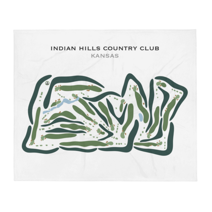 Indian Hills Country Club, Kansas - Printed Golf Courses