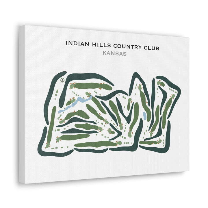 Indian Hills Country Club, Kansas - Printed Golf Courses