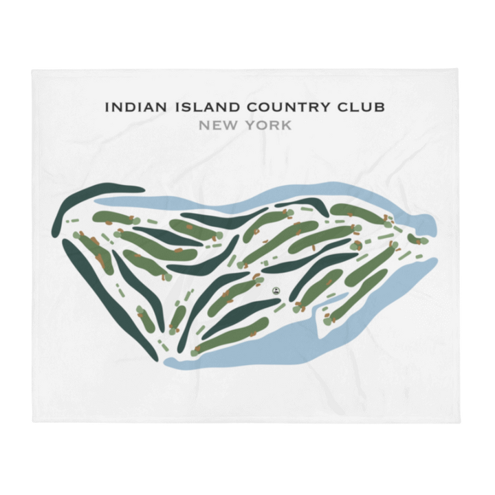 Indian Island Country Club, New York - Printed Golf Courses