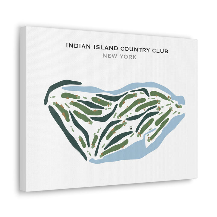 Indian Island Country Club, New York - Printed Golf Courses