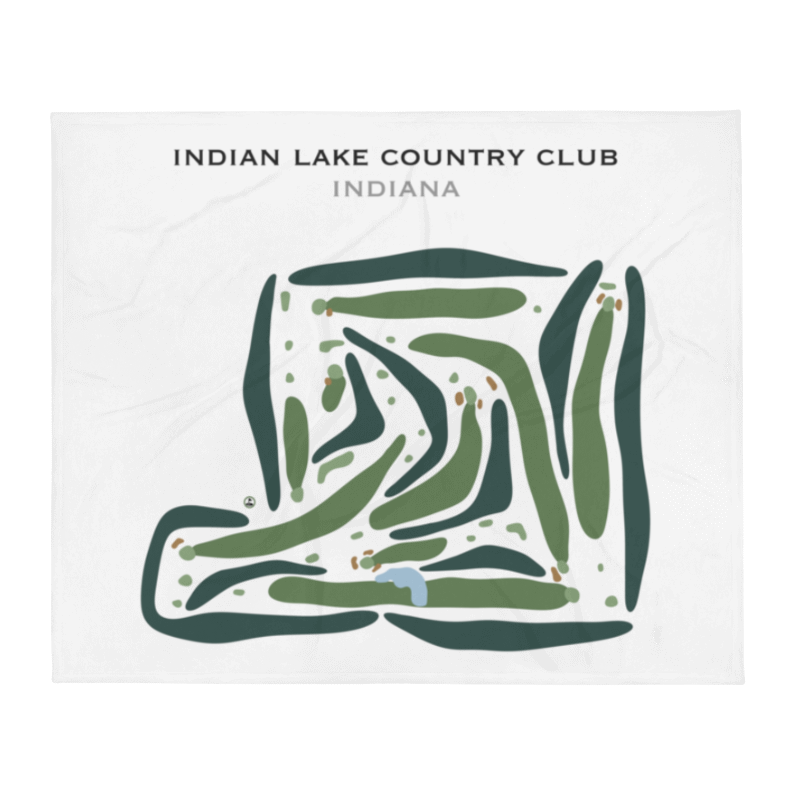 Indian Lake Country Club, Indiana - Printed Golf Courses