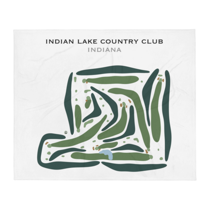 Indian Lake Country Club, Indiana - Printed Golf Courses