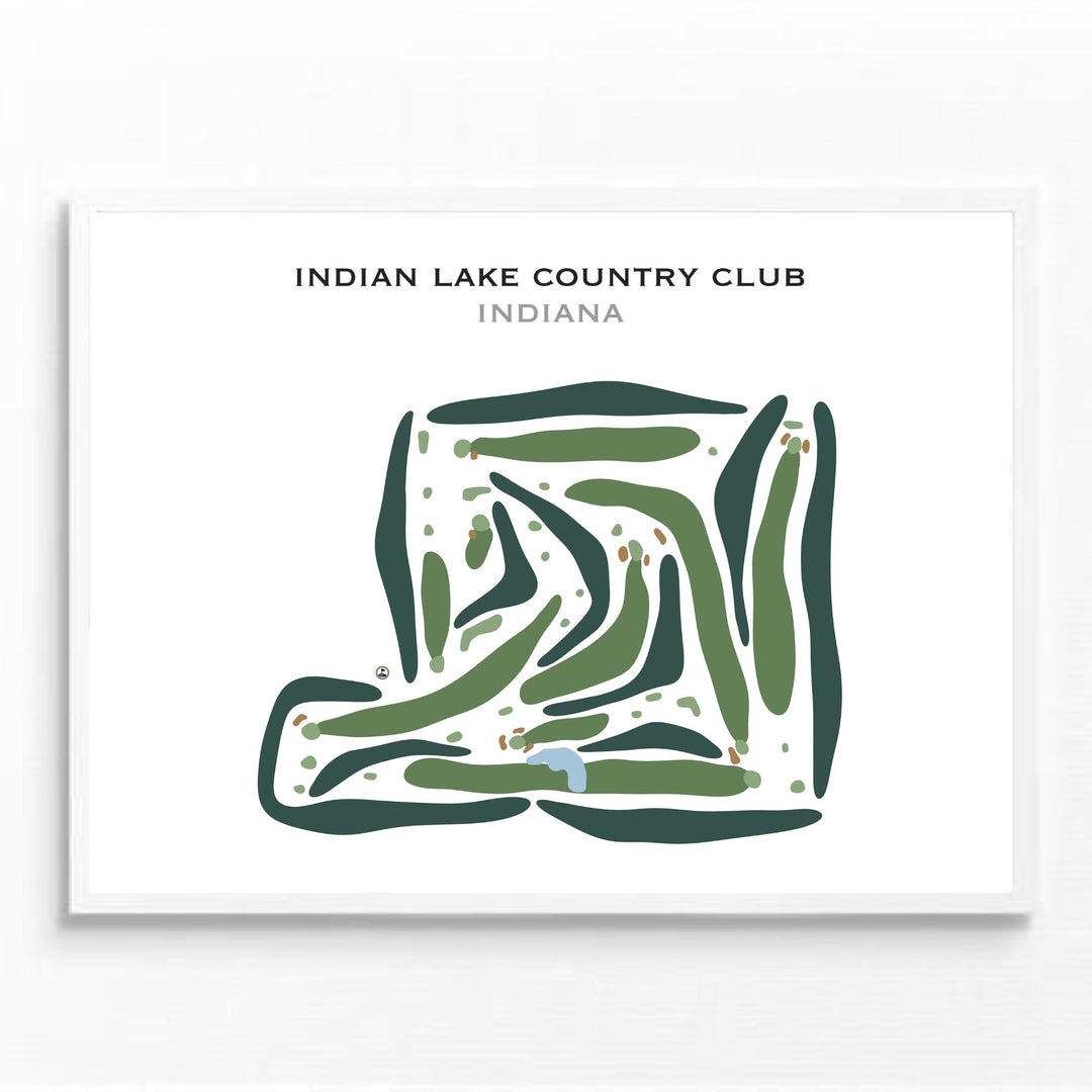 Indian Lake Country Club, Indiana - Printed Golf Courses