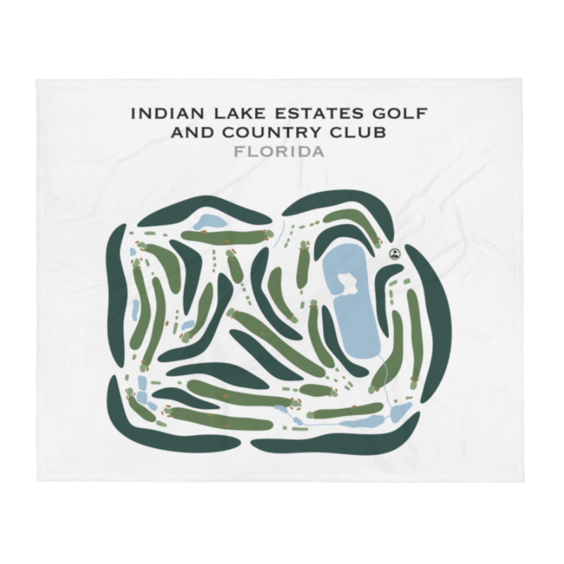 Indian Lake Estates Golf & Country Club, Florida - Printed Golf Courses
