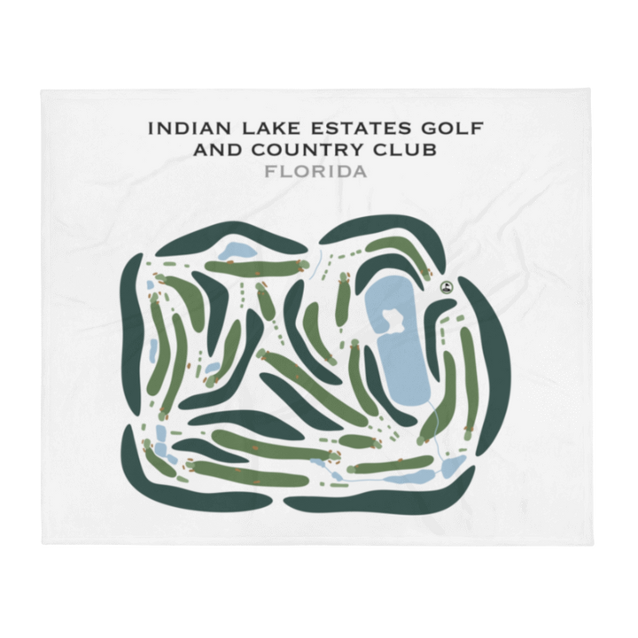 Indian Lake Estates Golf & Country Club, Florida - Printed Golf Courses