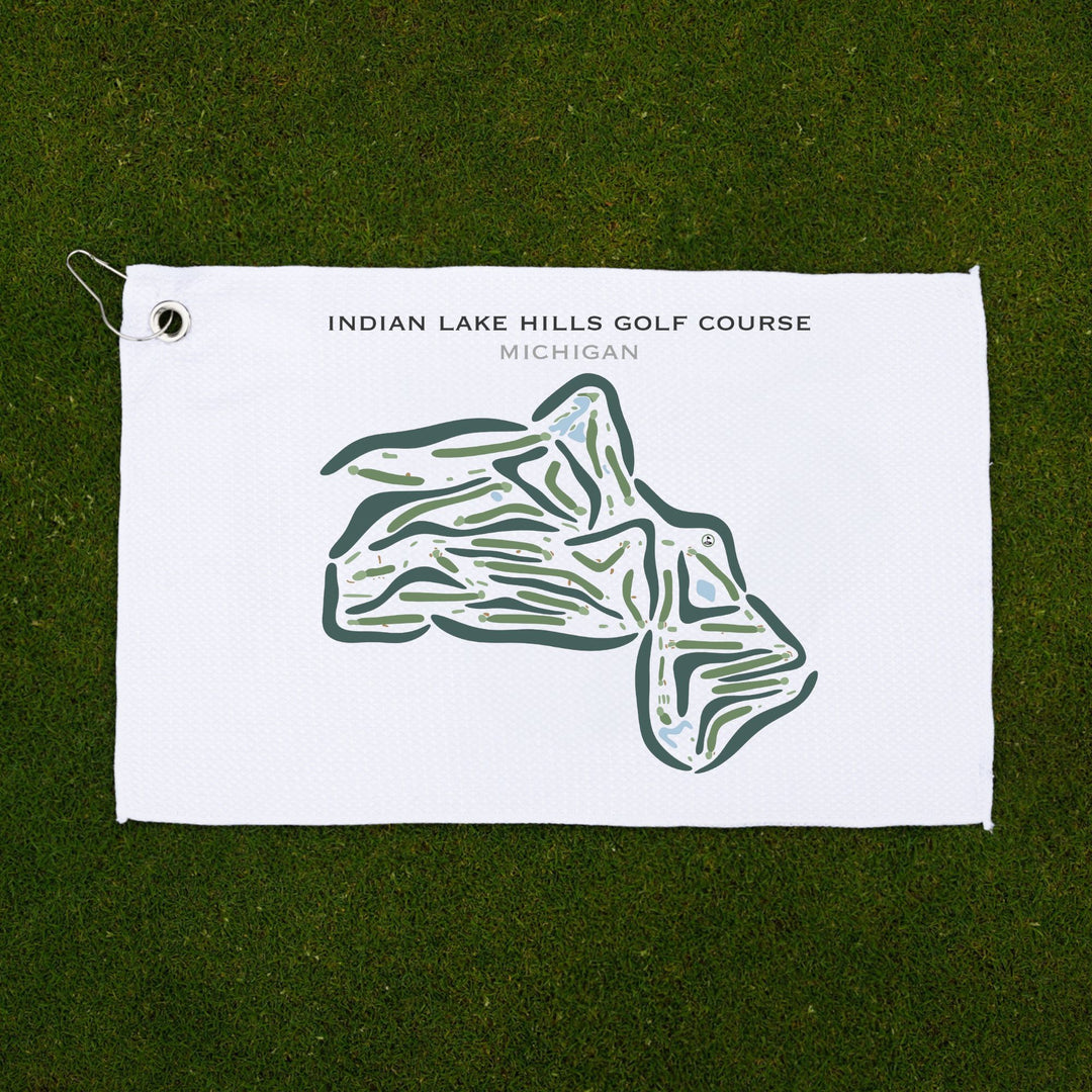 Indian Lake Hills Golf Course, Michigan - Printed Golf Courses