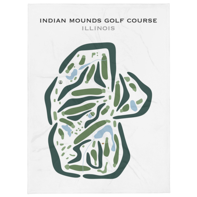 Indian Mounds Golf Course, Illinois - Printed Golf Courses