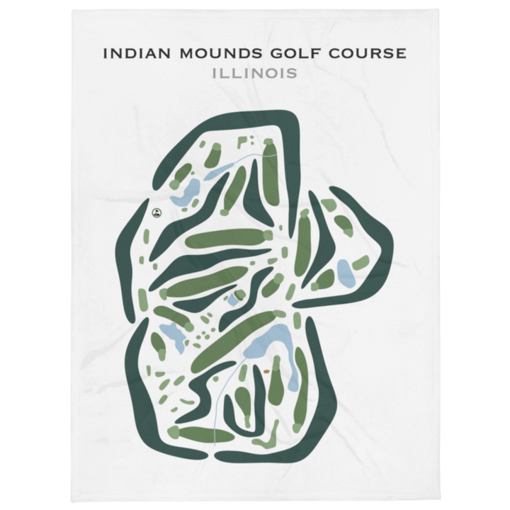 Indian Mounds Golf Course, Illinois - Printed Golf Courses