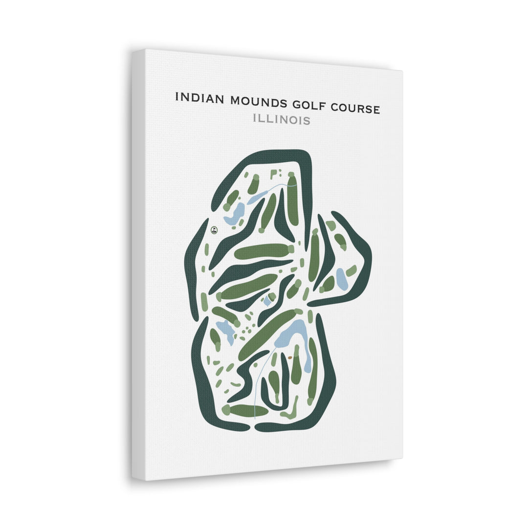 Indian Mounds Golf Course, Illinois - Printed Golf Courses