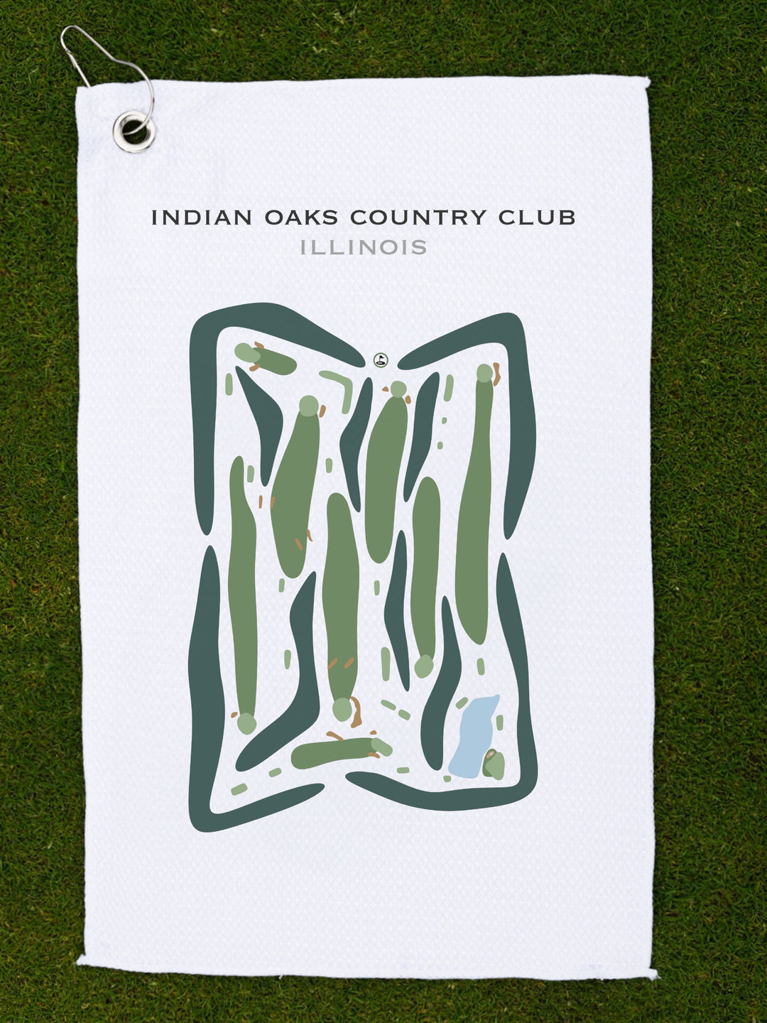 Indian Oaks Country Club, Illinois - Printed Golf Courses